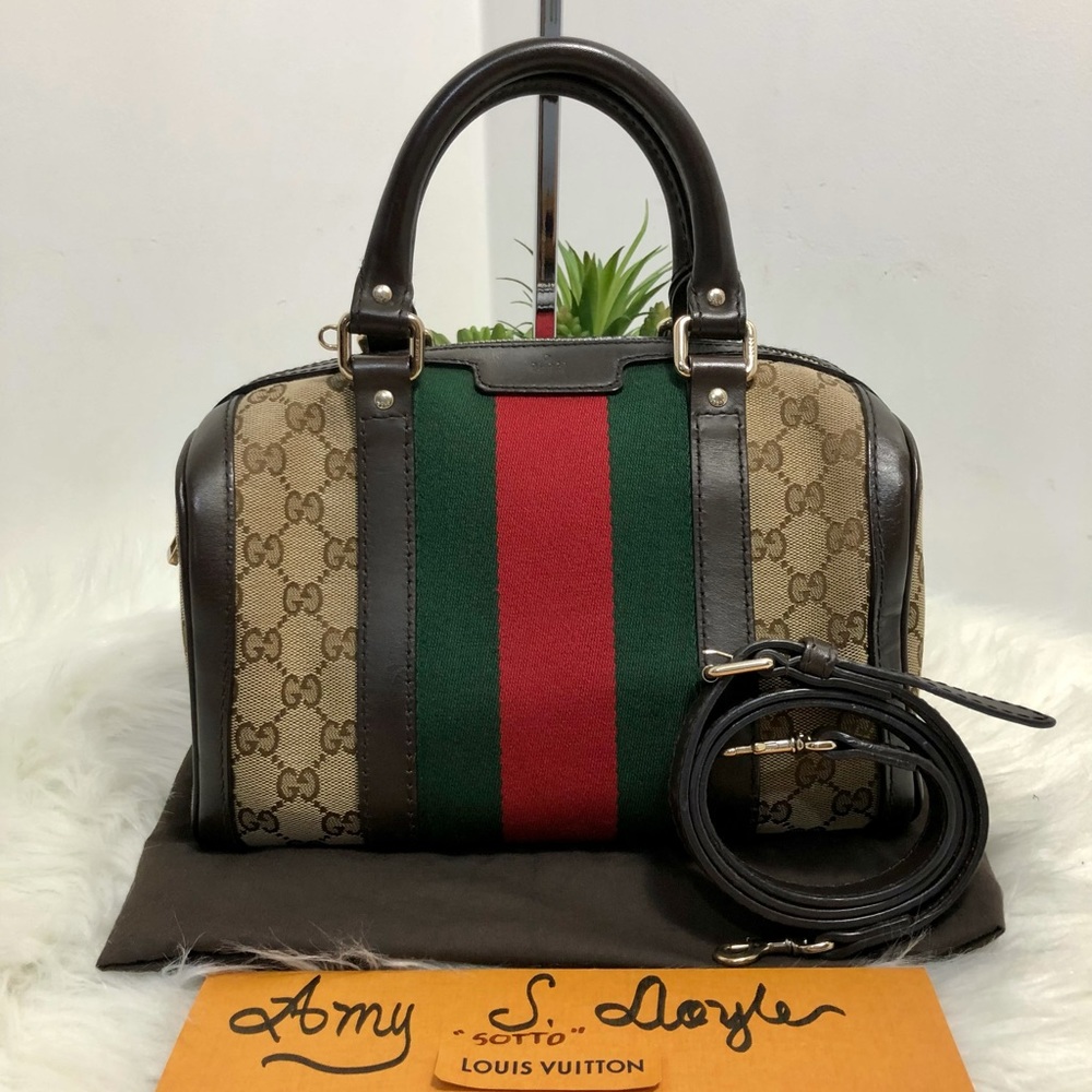 Monogram Small Boston Web